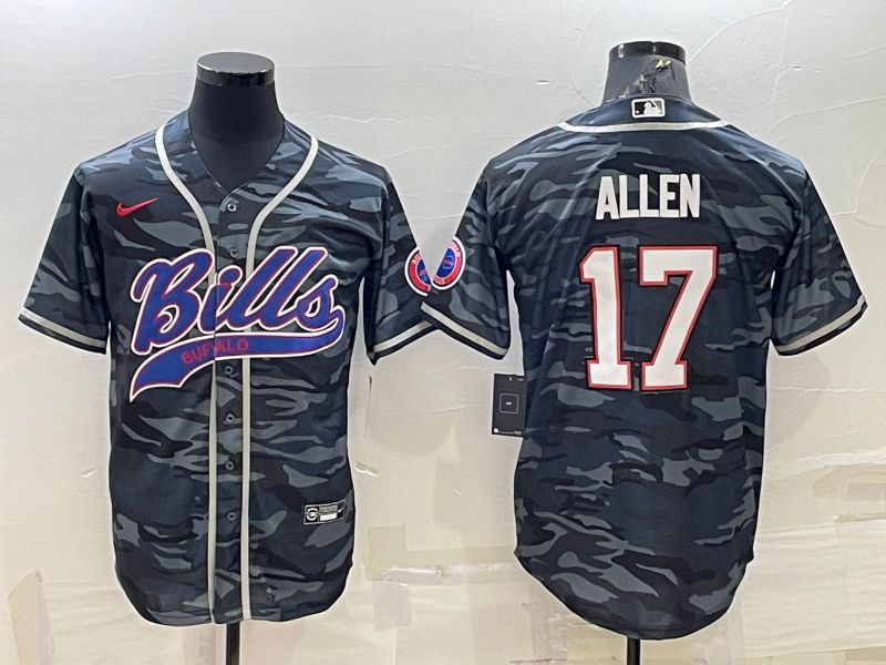 Men Buffalo Bills #17 Allen Camo 2022 Nike Co branded NFL Jerseys->buffalo bills->NFL Jersey